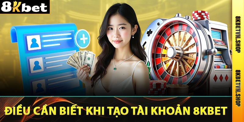 Điều cần biết khi tạo tài khoản 8kbet